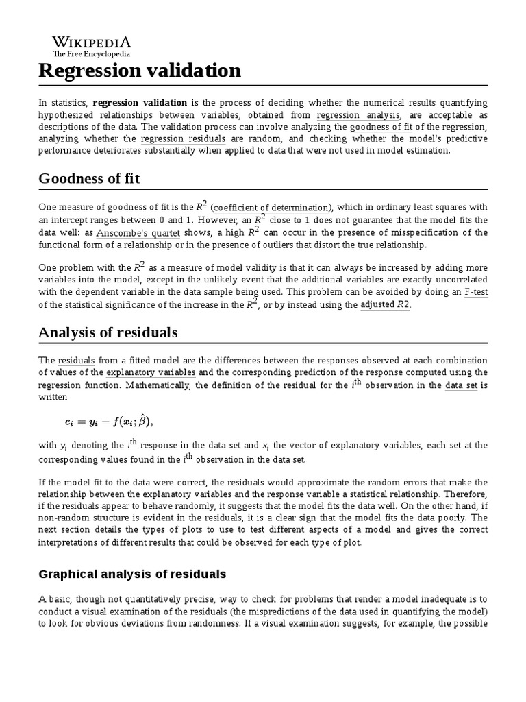 Regression Validation _ Regularization of linear regression model ...
