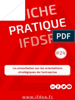 Fiche Pratique #24 La Consultation Sur Les Orientations Stratégiques de L'entreprise