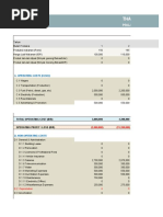 Thai Restaurant Cash Flow