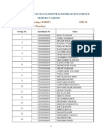 Module V - Group