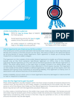 Guide To Ankle Instability