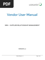 SRM - Vendor - User Manual - Enquiry and Quotation