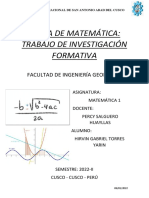 Tarea de Investigacion Formativa-MATEMATICA 1