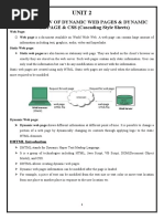 WT Unit 2 For Bcom Computers 5th Sem