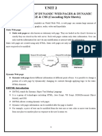 WT Unit 2 For Bcom Computers 5th Sem