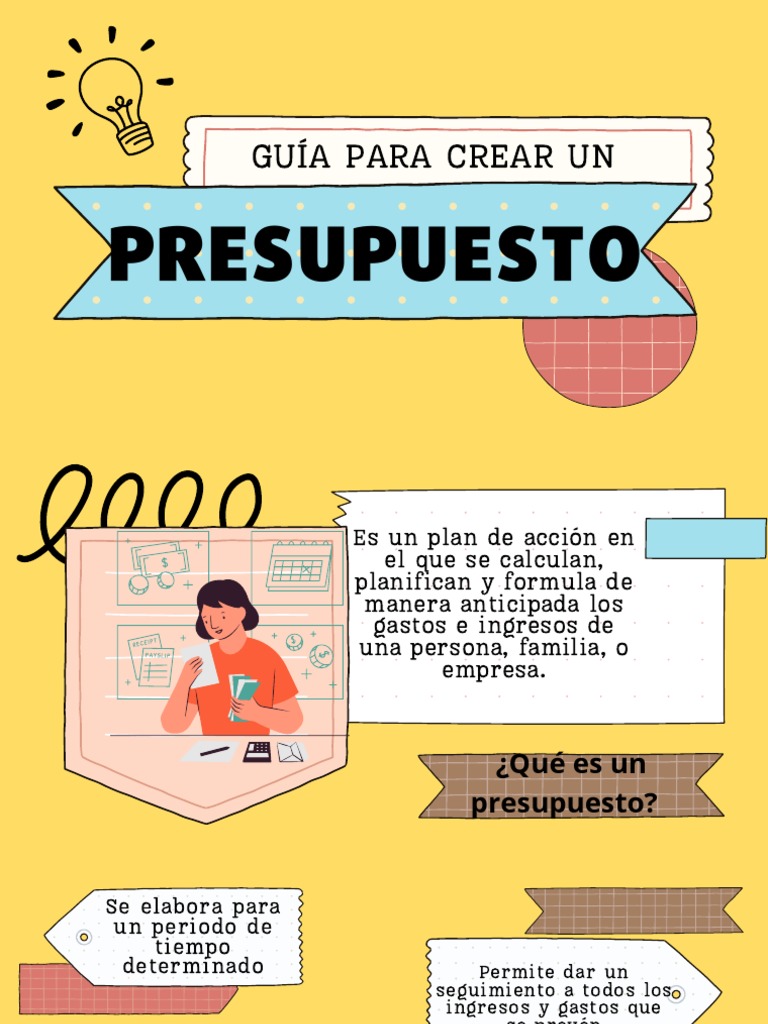 Guía Completa para Crear un Presupuesto | PDF | Presupuesto | Economias