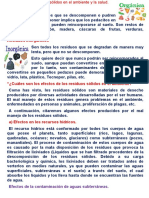 Efectos de Los Residuos Sólidos en El Ambiente y La Salud