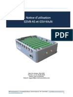 Notice D'utilisation GSV 8AS GSVMulti