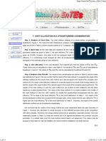 Cost Allocation in A Steam-Turbine Cogeneration