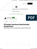 21 Pandas Tips Every Data Scientist Should Know