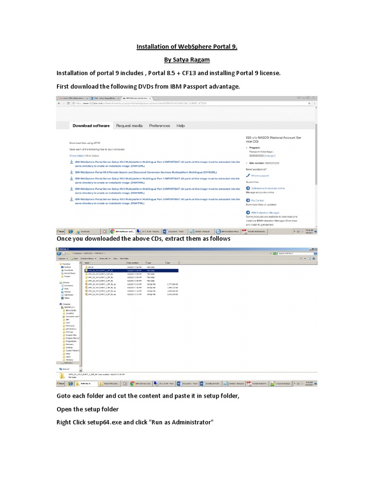Installing WebSphere Portal v9.0 | PDF | Finance & Money Management ...