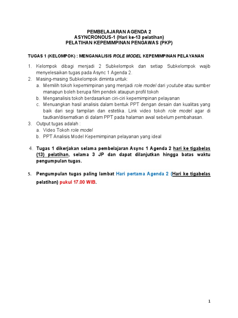 Tugas 1 kelompok async 1 agenda 2 pkp dki pdf