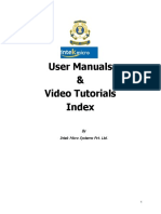 MA 00 00 User Manuals Index