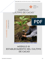 Cartilla Mod.1 ESTABLECIMIENTO DEL CULTIVO DE CACAO