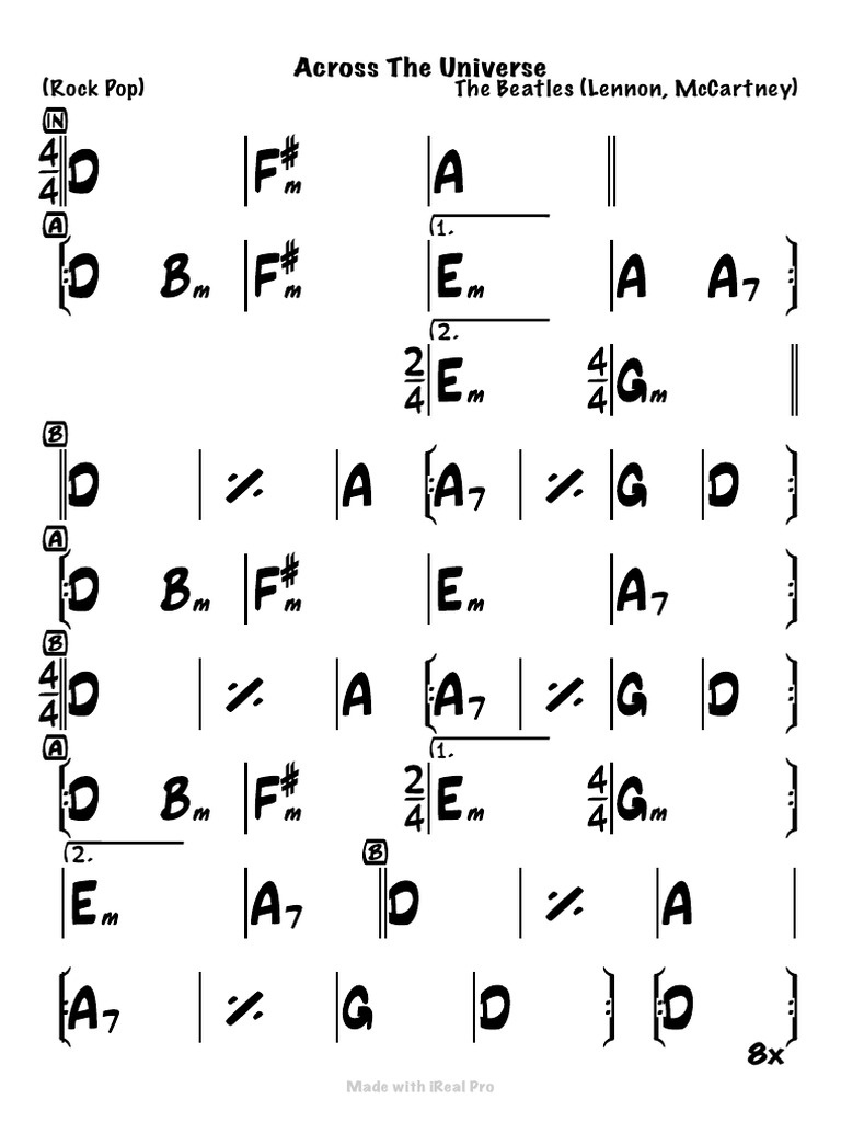 Captura 2023-03-01 A Las 14.54.07 | PDF | Song Structure | Rock Music