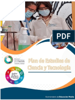 Plan de Estudio de Ciencia y Tecnología