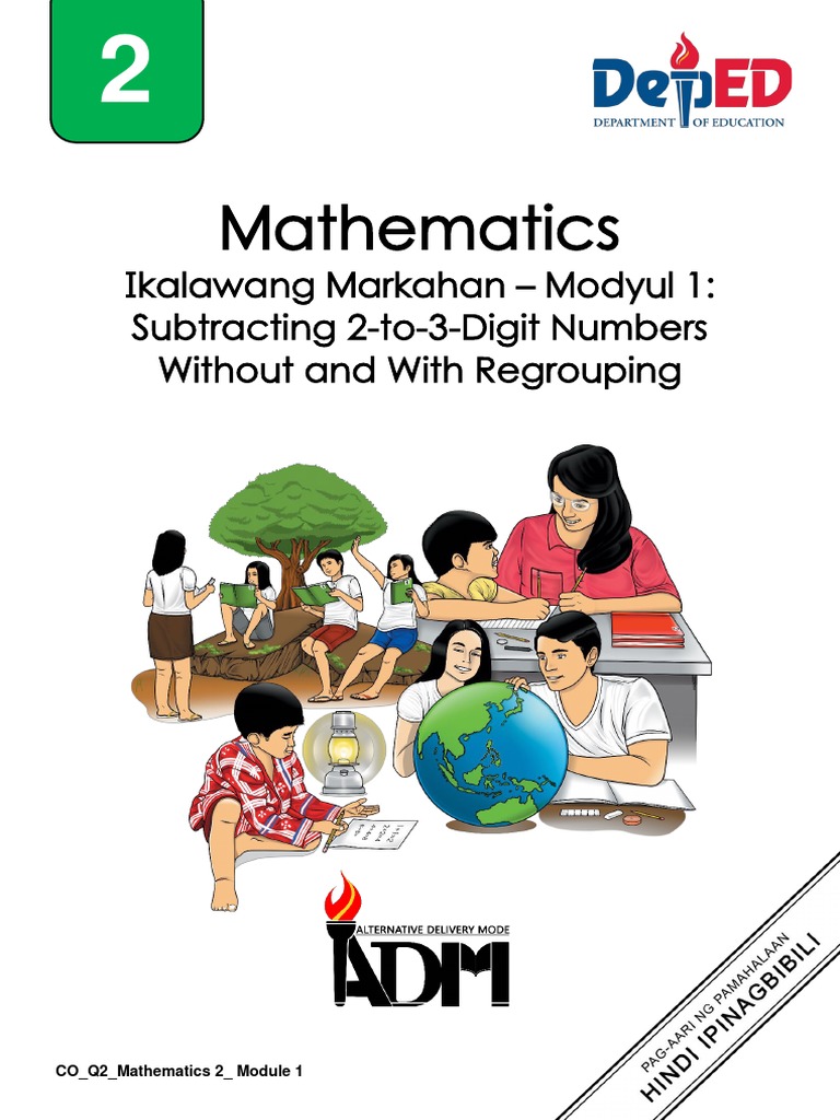 Math2 q2 Mod1 SubtractingNumbersWithoutAndWithregrouping v2 | PDF