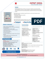 EXPMT 2000 Advanced Datasheet