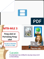 MITB-MLE 7 QUARTER 4 WEEK 4 Pang-Ukol at Pariralang Pang-Ukol