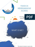 Sesi 3 Teknik Membawakan Acara