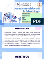 Diapositivas Personajes Historicos de La Odontologia - Grupo 04 - Exposición - Semana10