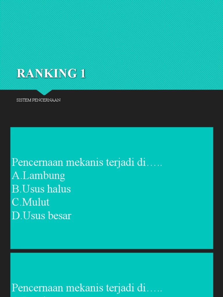 Ranking 1 | PDF