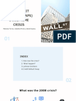 CDS (Credit Default Swaps) Subprime Crisis