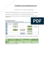 EWM - Cancel Picking/ Cancel Outbound Process: Usage