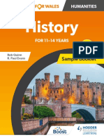 Curriculum For Wales History For 11 14 Years Sample Booklet