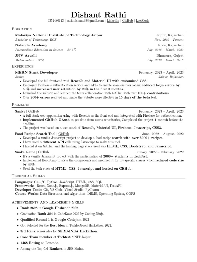 Resume 79ea342f148df4d9452d | PDF | Java Script | Bootstrap (Front End ...