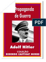 A Propaganda Da Guerra - Adolf Hitler - 16pgs