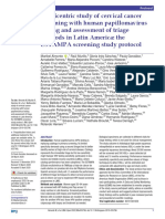 Multicentric Study of Cervical Cancer Screening in Latin America The ESTAMPA Screening Study Protocol