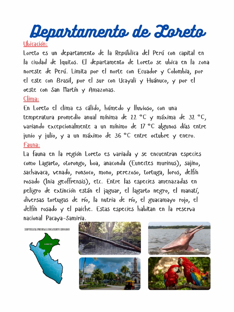 Departamento de Loreto PDF