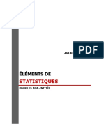 Elements de Statistiques Pour Les Non in