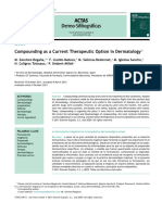 Compounding As A Current Therapeutic Option in Dermatology: Review