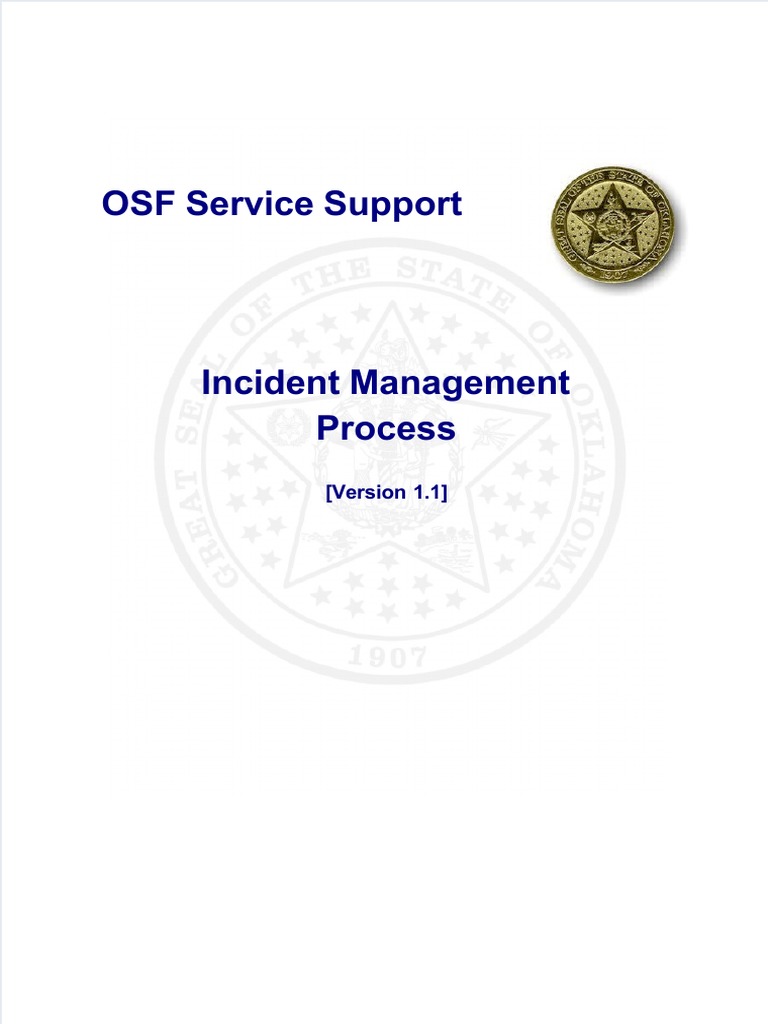 Incident Management Process Overview | PDF | Computer Science ...