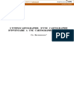 L' Ethnocartographie, D' Une Cartographie D' Inventaire A Une Cartographie D' Invention