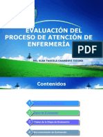 Evaluacion Del Proceso de Atencion de Enfermeria