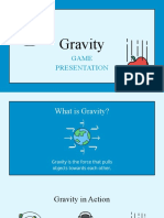 Gravity Forces Blue Icon Game Presentation