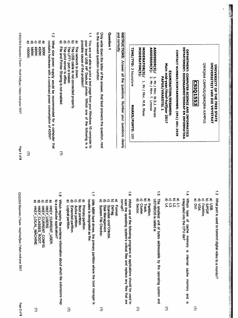 Mid Year 2017 CSIQ 1553 | PDF