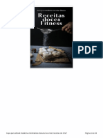 Capa para eBook moderna minimalista Donuts Gourmet receitas do Chef 