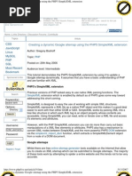 Creating Dynamic XML Sitemap Using Php