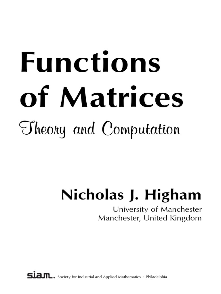 Nicholas j higham functionsof matrices theory 2 pdf applied