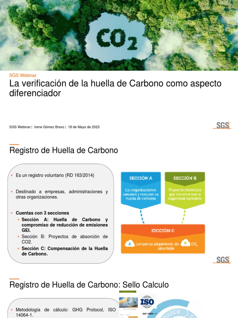 Verificación de la Huella de Carbono SGS | PDF | Huella de carbono ...