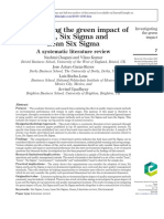 Investigating The Green Impact of Lean, Six Sigma and Lean Six Sigma - A Systematic Literature Review