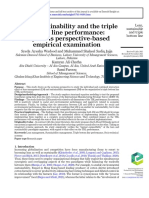 Lean, Sustainability and The Triple Bottom Line Performance - A Systems Perspective-Based Empirical Examination