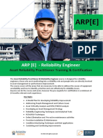 ARP E Reliability Engineer Course