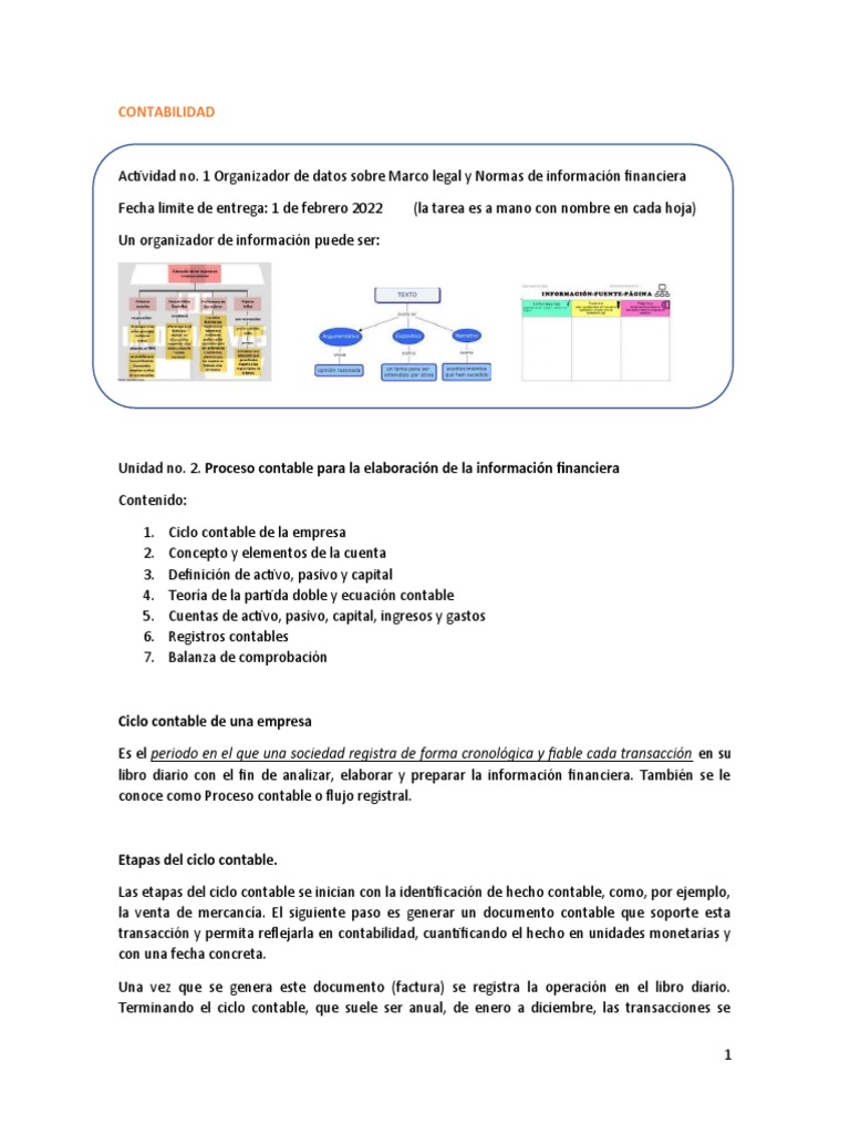 Proceso Contable y Plan de Cuentas | PDF | Contabilidad | Bancos