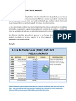 E - BOM - Lista de Materiales (Bill of Materials)