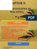 Chapter5 - Business Entities in Malaysia
